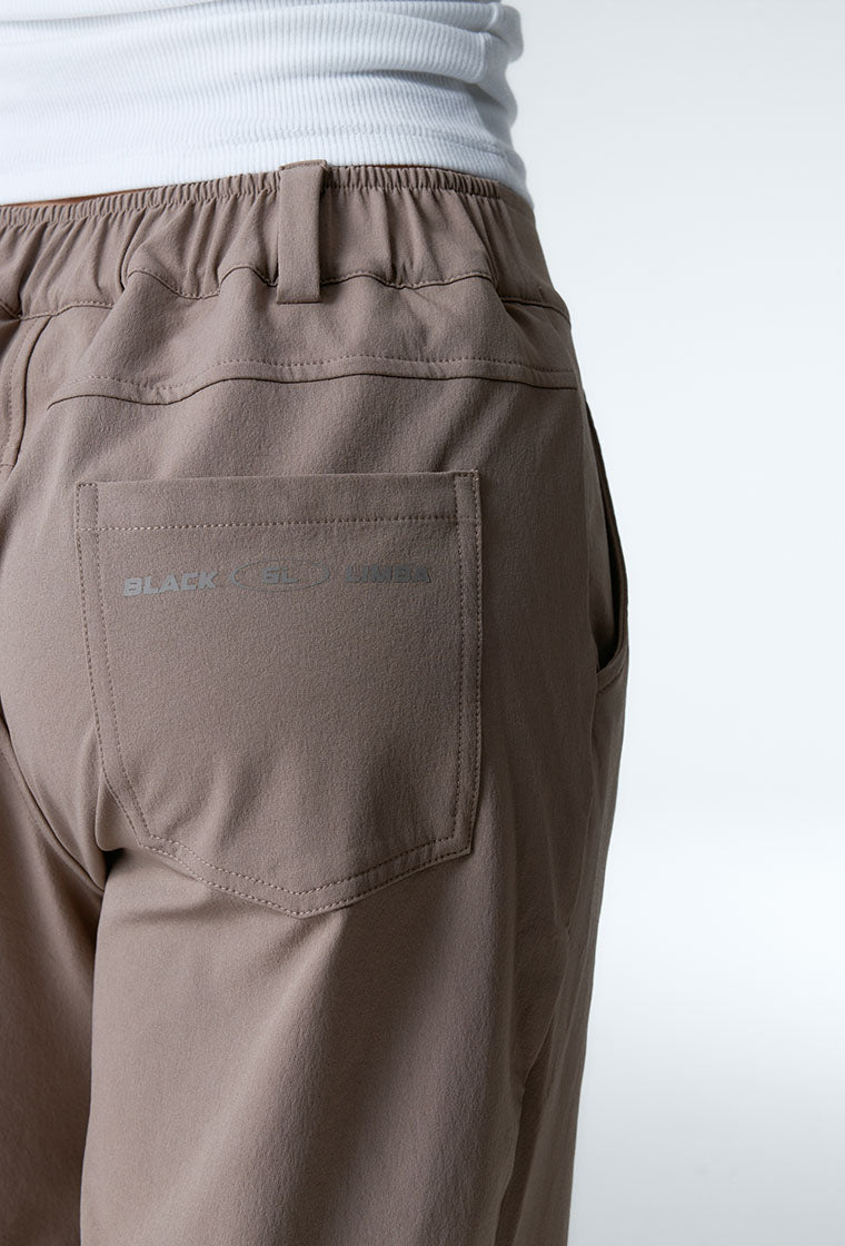 Pantalón cargo Motion - Camel-Black Limba