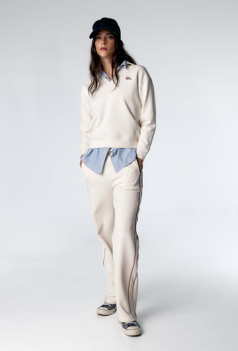 Pantalón deportivo Carven - Cream-Black Limba