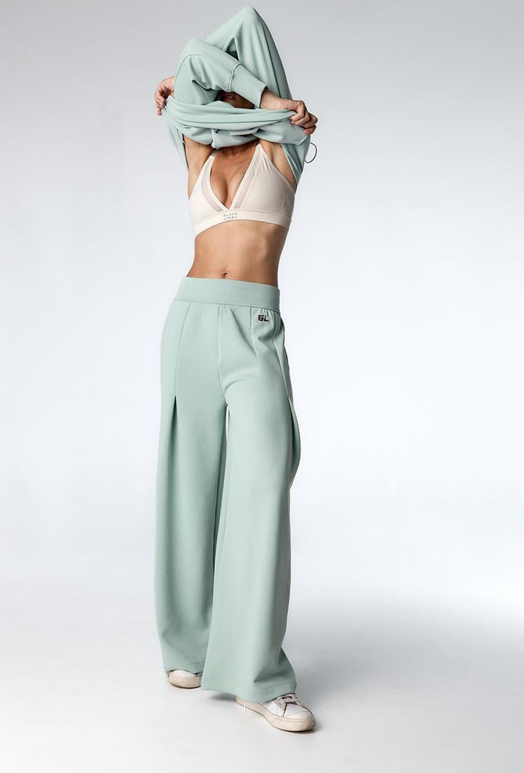 Pantalón deportivo Odette - Matcha-Black Limba