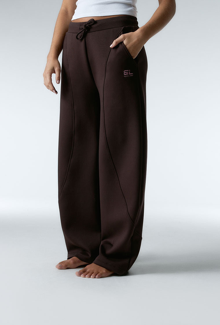 Pantalón deportivo balloon Sun - Chocolate-Black Limba