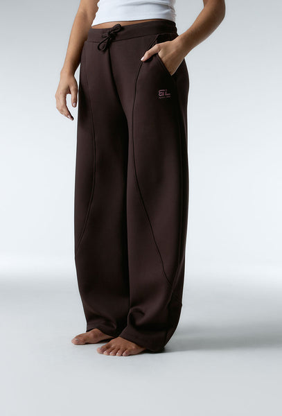 Pantalón deportivo balloon Sun - Chocolate-Black Limba