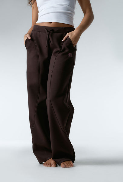Pantalón deportivo balloon Sun - Chocolate-Black Limba