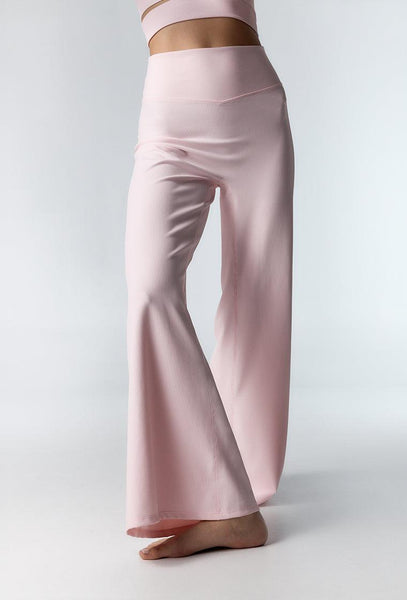 Pantalón deportivo de canalé Nonna - Marshmallow-Black Limba