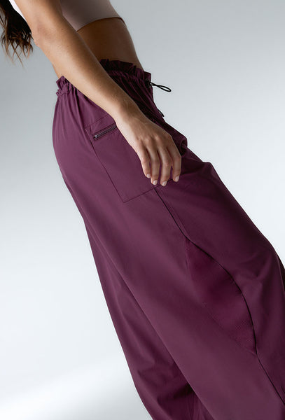 Pantalón deportivo ligero Kinetic - Aubergine-Black Limba