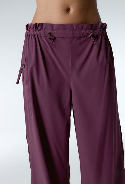 Pantalón deportivo ligero Kinetic - Aubergine-Black Limba