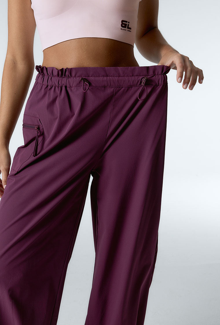 Pantalón deportivo ligero Kinetic - Aubergine-Black Limba