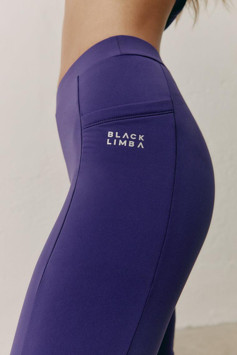 Pantalón térmico deportivo Watt Tech - Purple-Black Limba