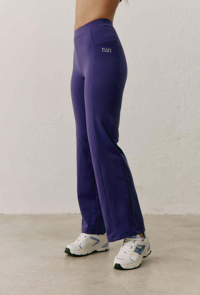 Pantalón térmico deportivo Watt Tech - Purple-Black Limba