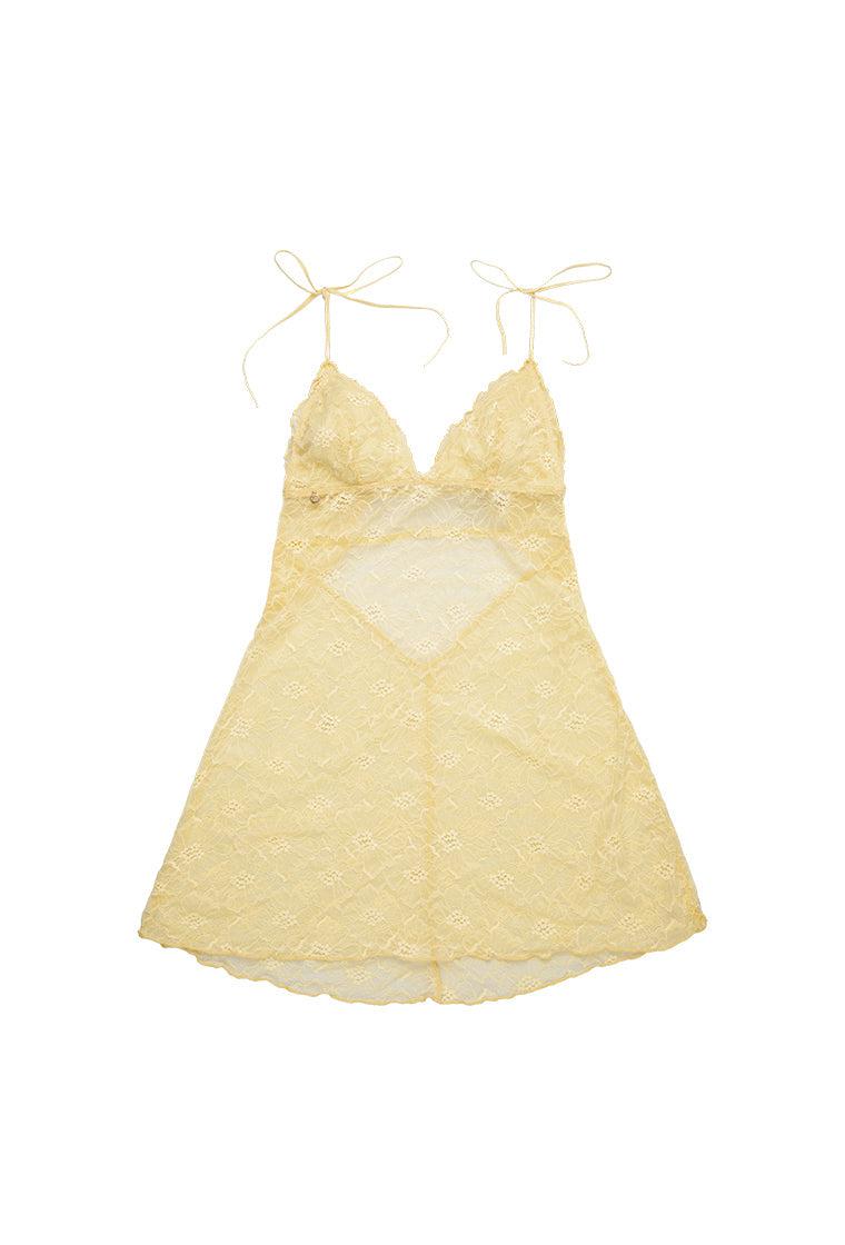 Picardías de encaje Bailey - Banana-Black Limba