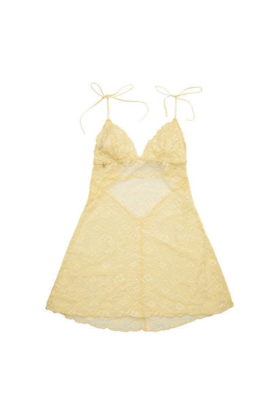 Picardías de encaje Bailey - Banana-Black Limba