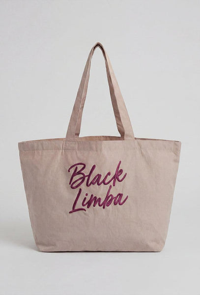 Shopper tote Bag impermeable - Sand-Black Limba