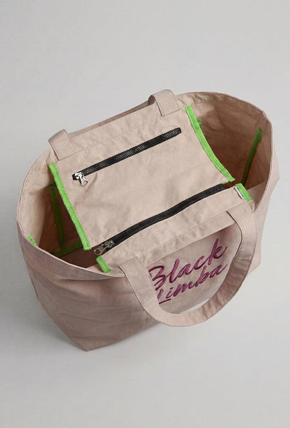Shopper tote Bag impermeable - Sand-Black Limba