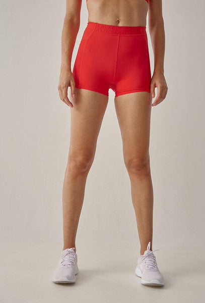 Short Simone - Fire Red-Black Limba