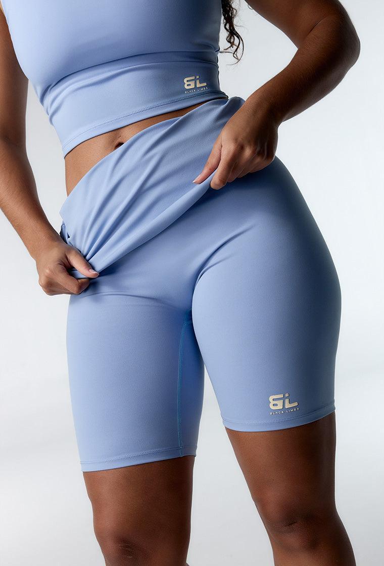 Short deportivo Biker Dian - Blue-Black Limba