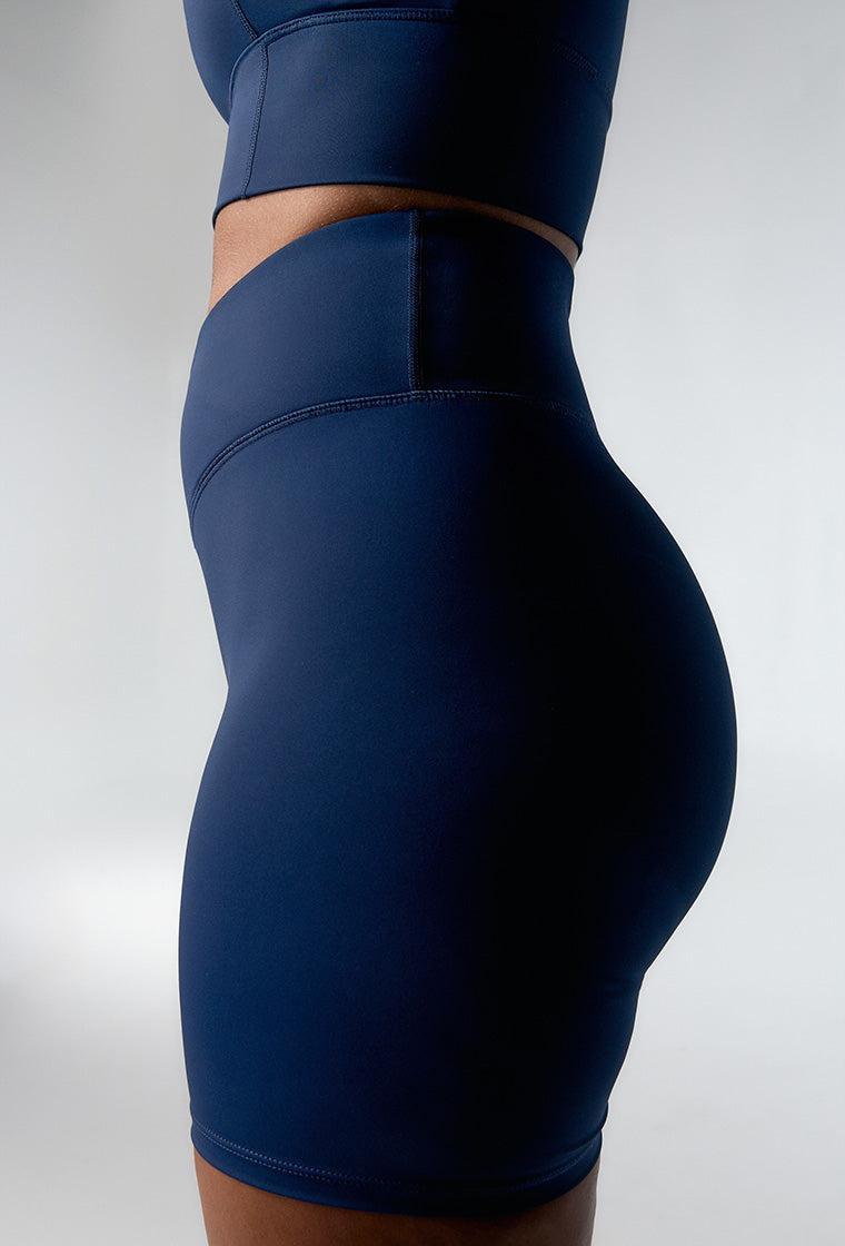 Short deportivo Biker Ica - Navy-Black Limba