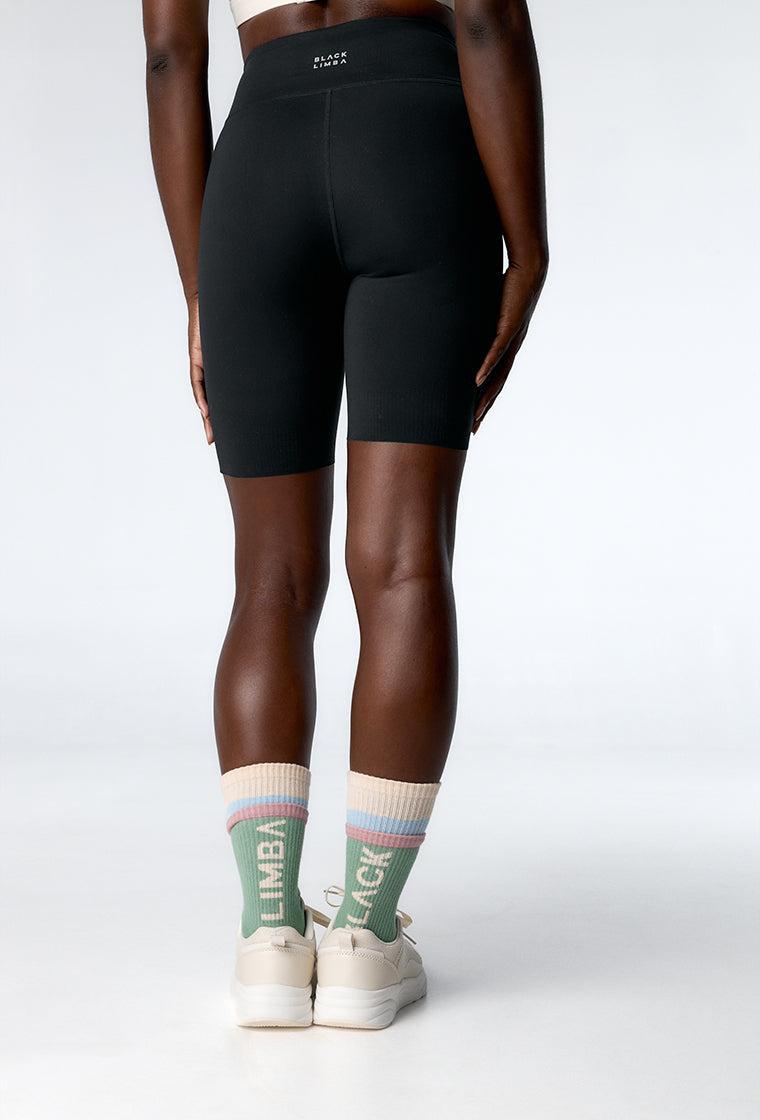 Short deportivo Biker Lorin - Black-Black Limba