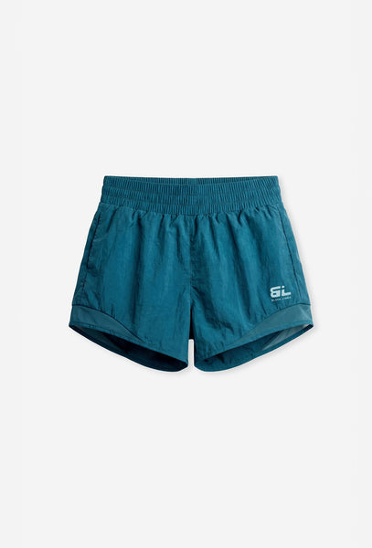 Short deportivo Boston - Teal-Black Limba