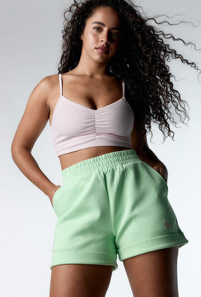 Short deportivo Karen - Green-Black Limba