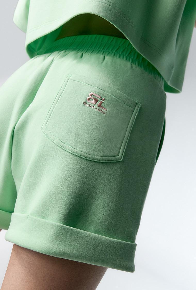 Short deportivo Karen - Green-Black Limba