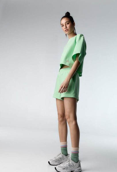 Short deportivo Karen - Green-Black Limba