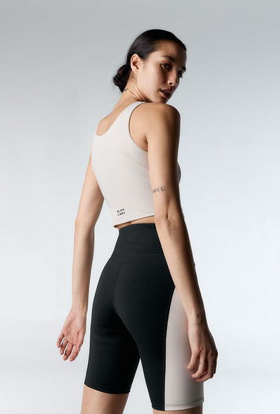 Short deportivo Synergy - Black & Cream-Black Limba