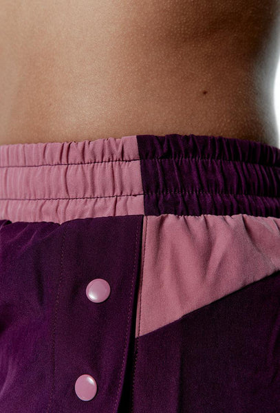 Short deportivo bicolor CourtPulse - Dusty rose, Plum & Cream-Black Limba