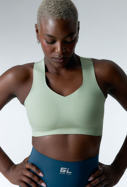 Conjunto deportivo Strong motion - Mid blue & Green-Black Limba
