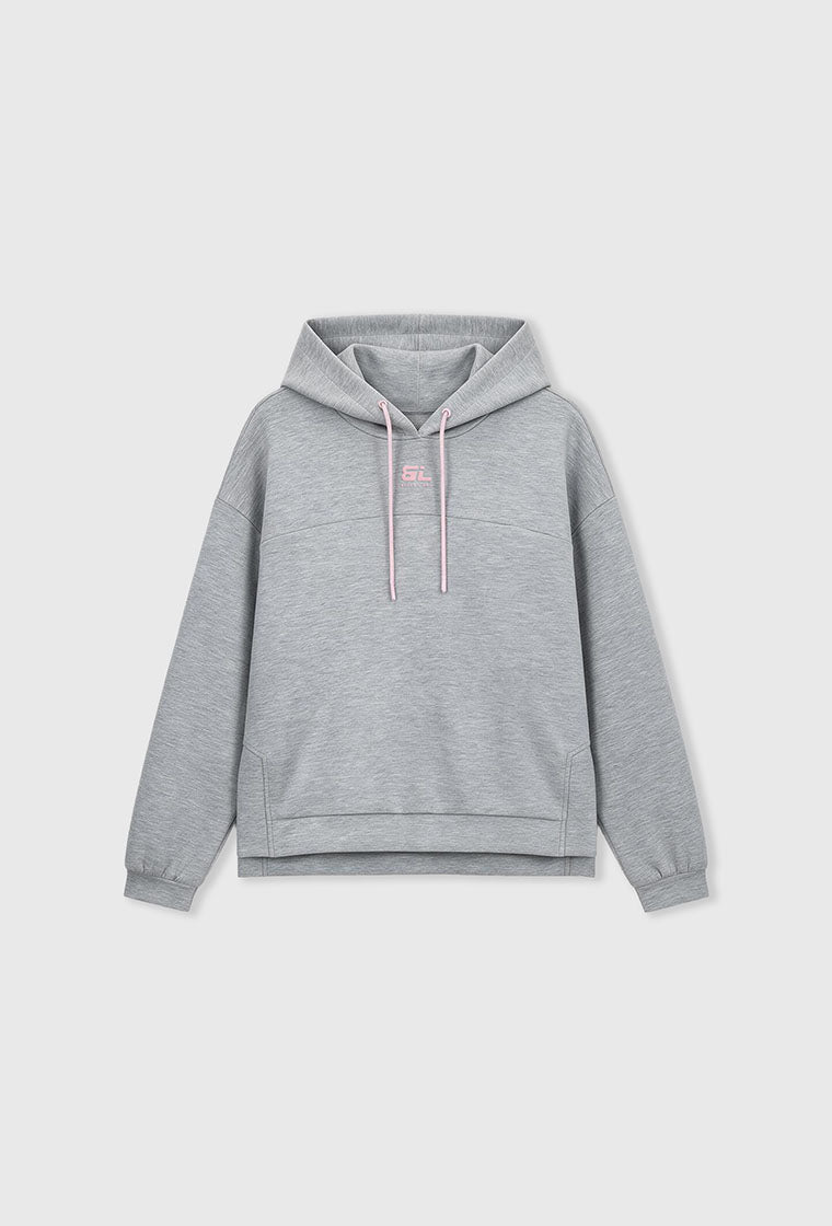 Sudadera con capucha Moon - Grey Melange-Black Limba