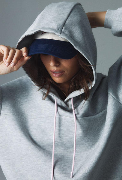 Sudadera con capucha Moon - Grey Melange-Black Limba