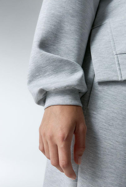 Sudadera con capucha Moon - Grey Melange-Black Limba