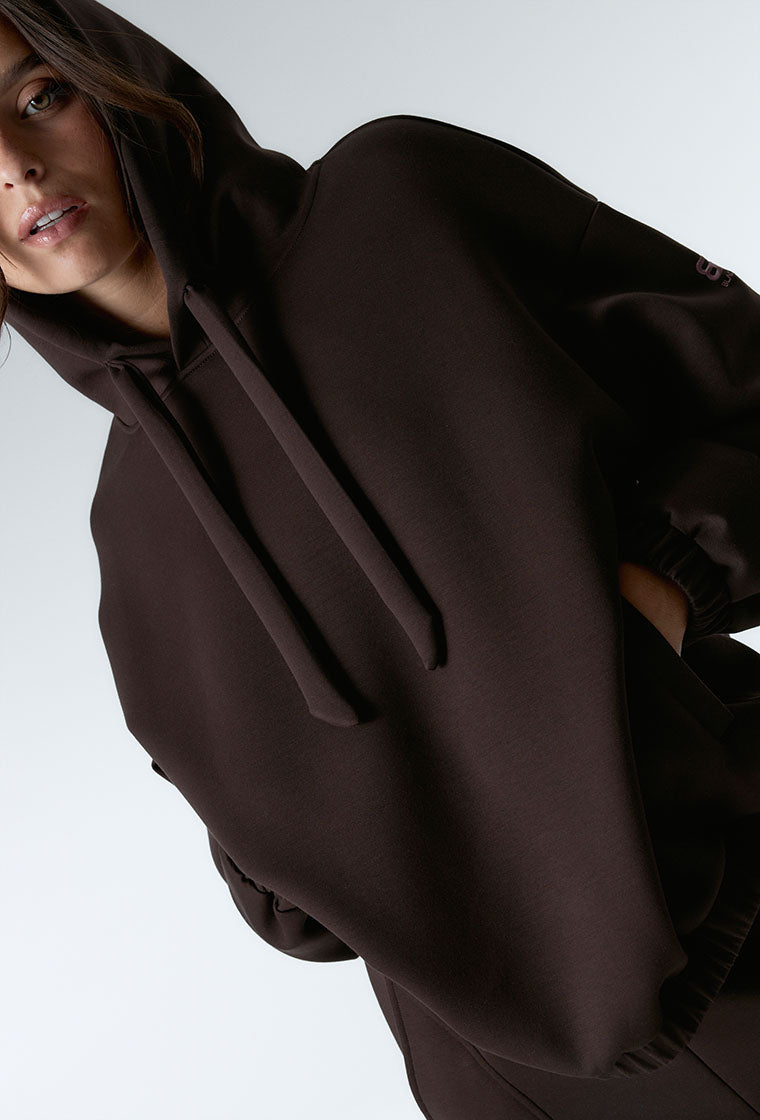 Sudadera con capucha Sun - Chocolate-Black Limba