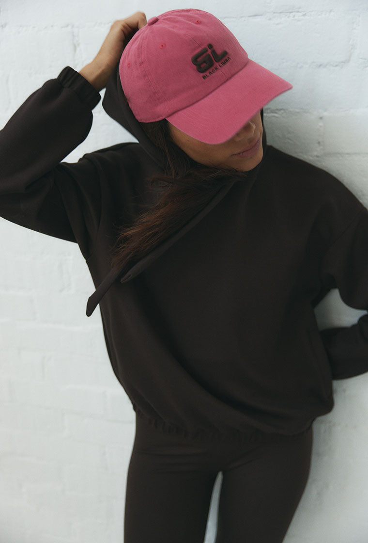 Sudadera con capucha Sun - Chocolate-Black Limba