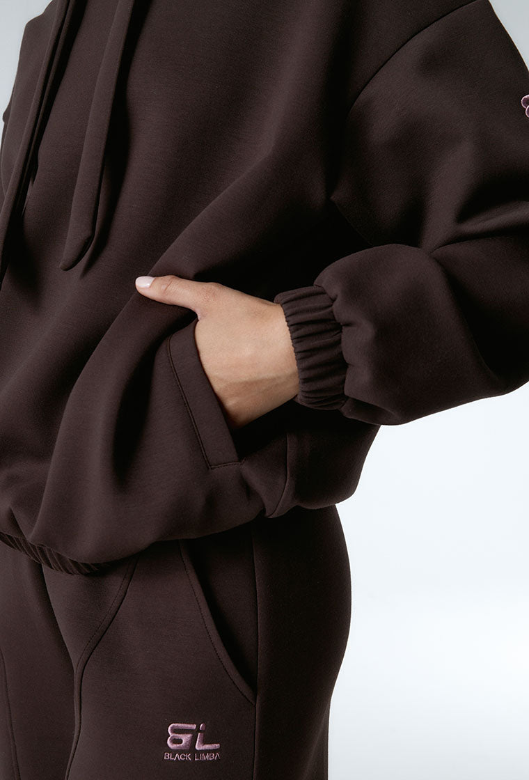 Sudadera con capucha Sun - Chocolate-Black Limba