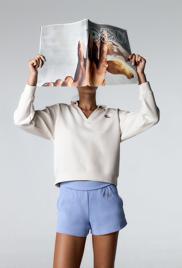 Sudadera deportiva Carven - Cream-Black Limba