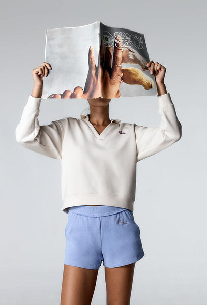 Sudadera deportiva Carven - Cream-Black Limba