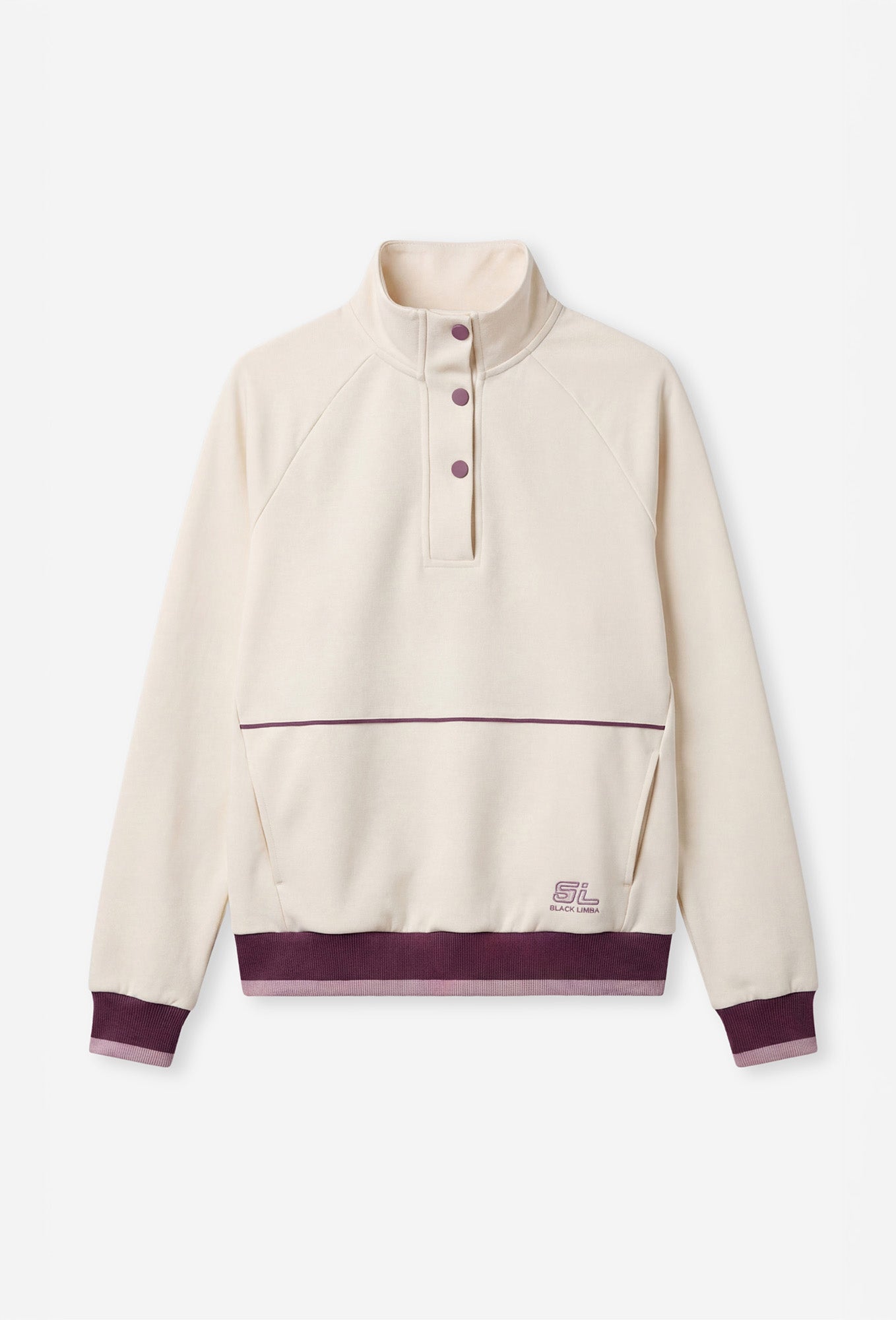 Sudadera deportiva Paula - Cream-Black Limba