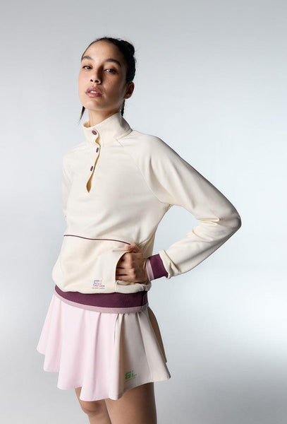 Sudadera deportiva Paula - Cream-Black Limba