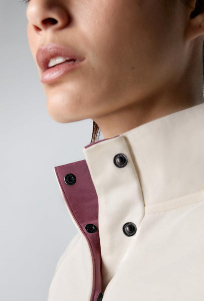 Sudadera deportiva Paula - Cream-Black Limba