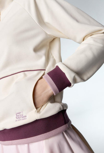 Sudadera deportiva Paula - Cream-Black Limba