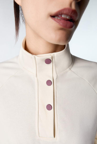 Sudadera deportiva Paula - Cream-Black Limba