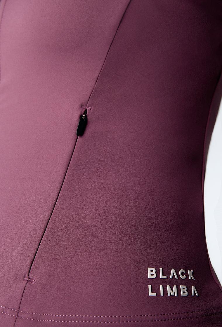 Sudadera deportiva con cremallera Serin - Tulipwood-Black Limba