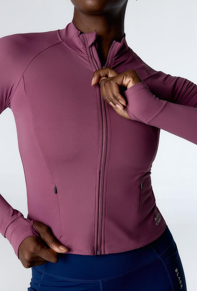 Sudadera deportiva con cremallera Serin - Tulipwood-Black Limba