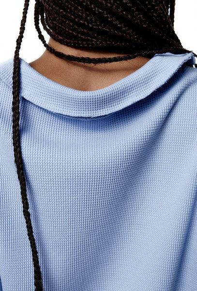 Sudadera deportiva de algodón Reverie - Sky blue-Black Limba