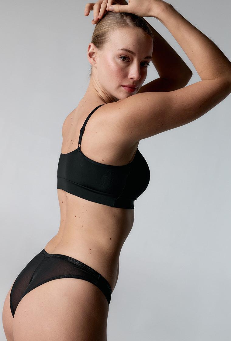 Sujetador Balconette Karol - Black-Black Limba
