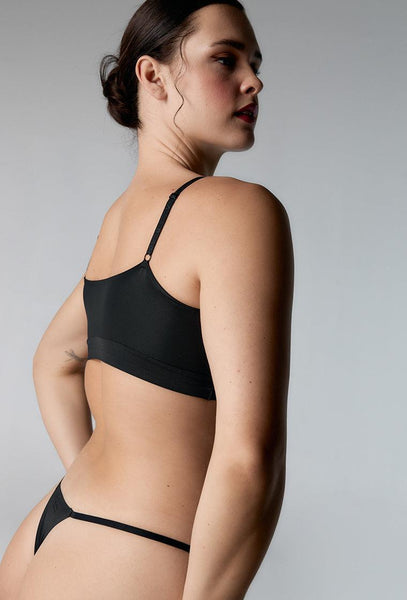 Sujetador Balconette Karol - Black-Black Limba