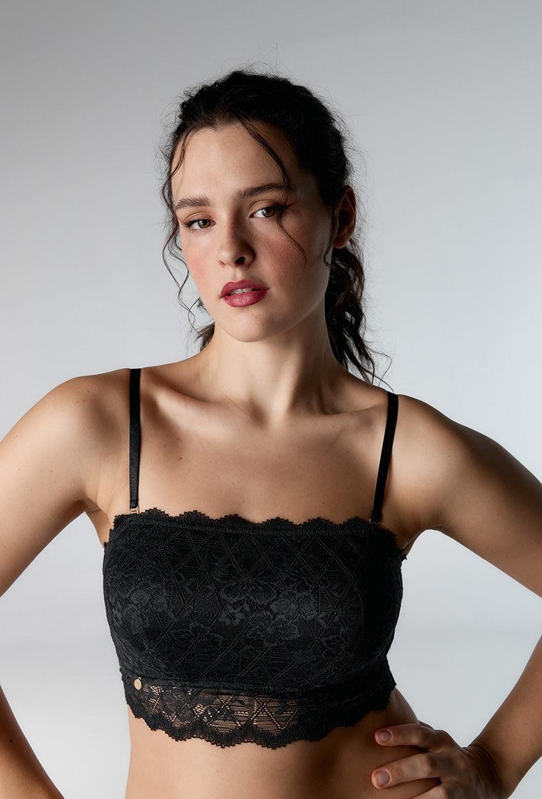 Sujetador Bandeau Ruth - Black-Black Limba