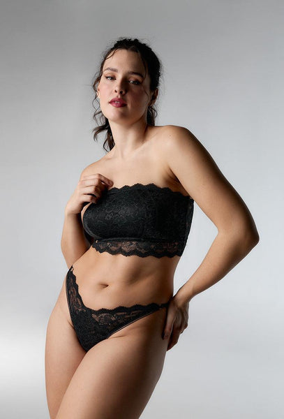 Sujetador Bandeau Ruth - Black-Black Limba