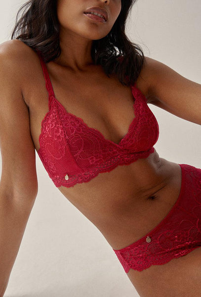 Sujetador Elin - Persian Red-Black Limba