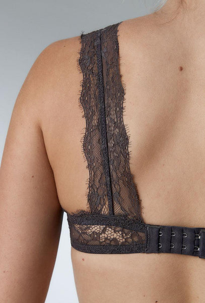 Sujetador Halter Dulcet - Dark brown-Black Limba