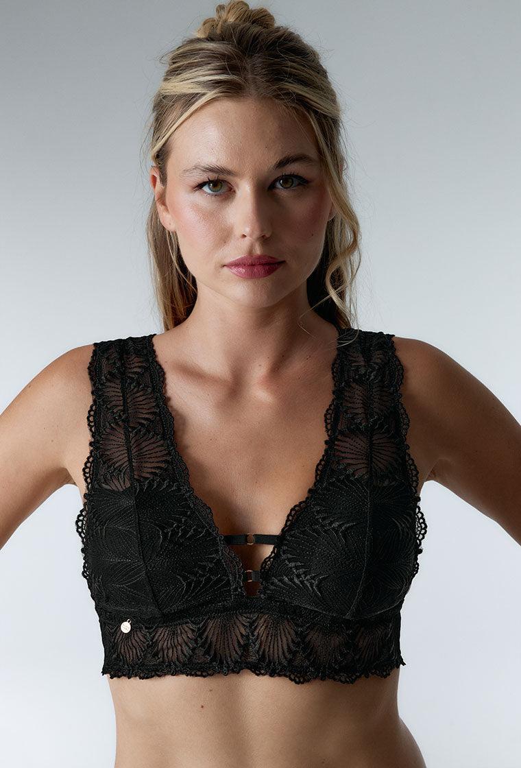 Sujetador Halter Marielle - Black-Black Limba